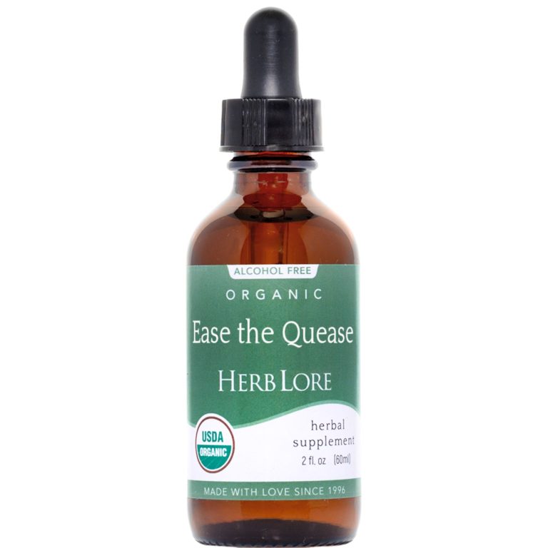 Herb Lore Ease the Quease Tincture Alcohol Free 2 fl oz