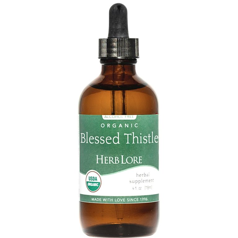 Herb Lore Blessed Thistle Tincture Alcohol Free 4 fl oz