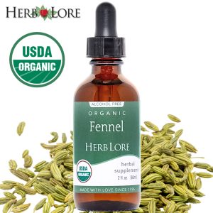Herb Lore USDA Organic Fennel Tincture