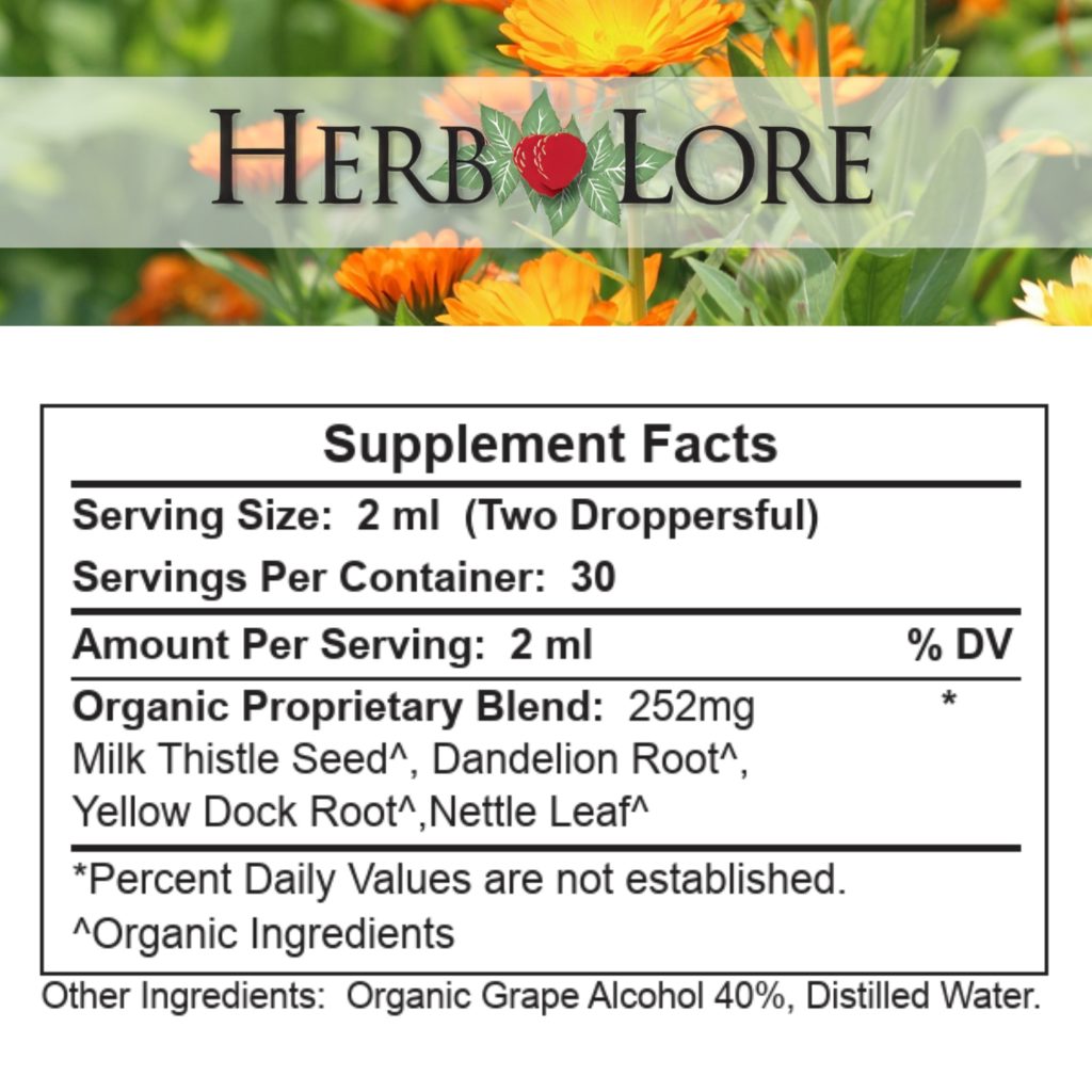 Herb Lore Itch Soother Supplement Facts