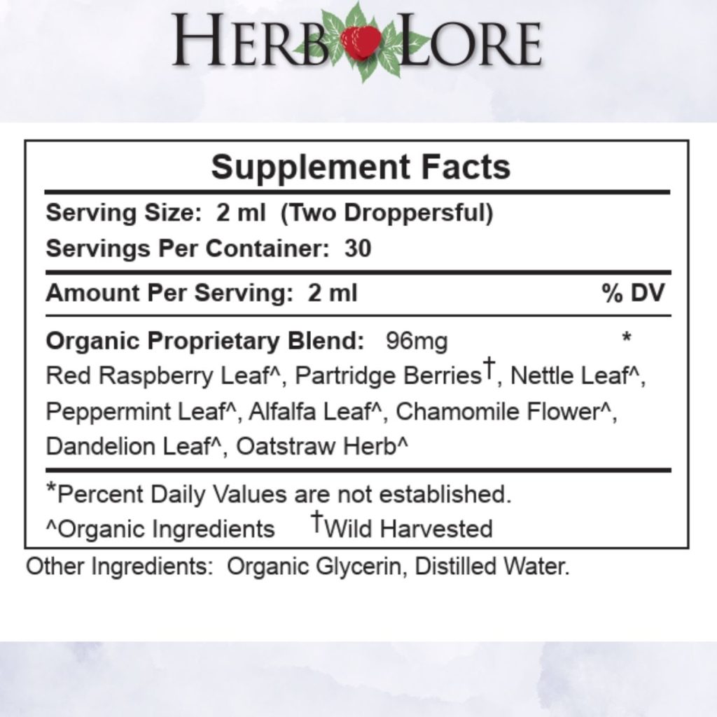 Herb Lore Pregnancy Plus Tincture